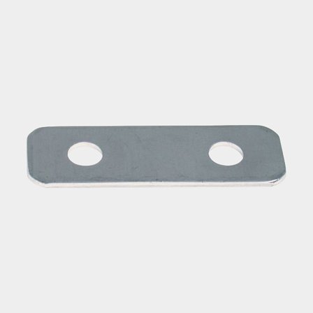 Placa base para cornamusa / bolardo 1852-Marine, acero inoxidable, 265 mm, (C/C) 83 mm