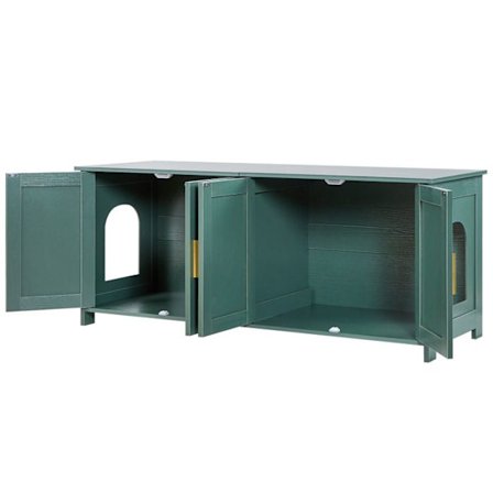 Lakanan säilytysjakso - DUOKU - SR253073 - 4 Ovea - Vihreä retro - Tyylikäs muotoilu