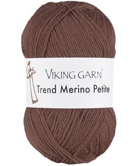 Garn Trend Merino Petite 50g Brun