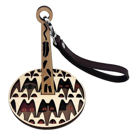 Garnhållare för handleden, portabel trägarnsnurra, garnbollshållare för stickning och virkning, garnförvaringsorganisatör med armband - WELLNGS