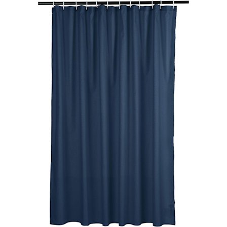 Vaffelmønstret bruseforhæng, 180 x 180 cm, marineblå