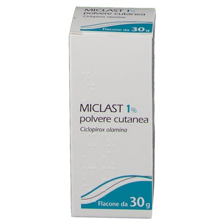Miclast Polvere Cutanea Flacone 30g 1% Ciclopiroxolamina
