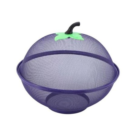 Fruktkurv med lokk Grønnsaksholder LILLA