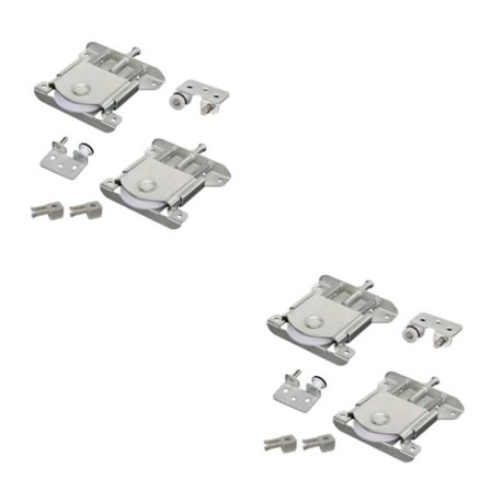 1/2/3 2. par justerbare skyvedørhjul Enkel montering_xx