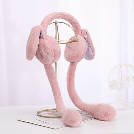 Vikbara Söta Kanin Öronmuffar Vinter Varma Utomhus Öronskydd Hårband Päls Öronvärmare