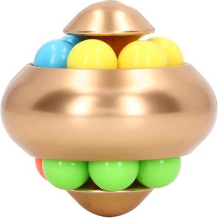 Ritoeasysports Magic Bean -palapeli lelu Kannettava Hauska Pyörivä Pallo Palapeli Lelu Stressin Lievitys Helmien Pyöritys Lelu Aikuisille Teineille (