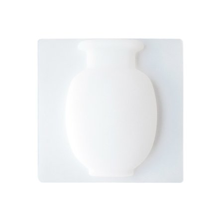 Perfekt Möbel Silikon Vas Modern Enkel Väggmonterad Vas För Badrum Sovrum Kök Dekoration