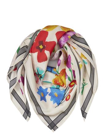Ivor Sia Scarf Accessories Scarves Lightweight Scarves Multi/mønstret Becksöndergaard*Betinget Tilbud