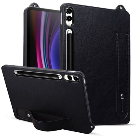 Samsung Galaxy Tab S10 Ultra / S9 Ultra TPU Läderfodral med Handledsrem