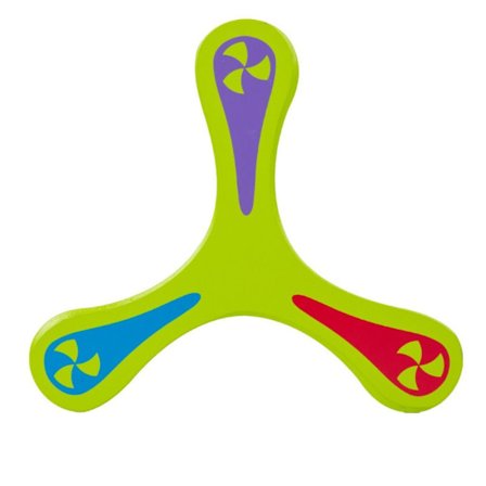 Klassiske Boomerangs V-formet Boomerang GRØNN