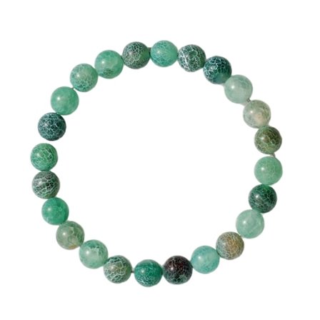 Valentinsdagsgave grøn agat armbånd egnet til at give til kæreste eller kæreste