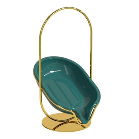 Bladformade tvålrätter med dränering utan borrning för badrum dusch kök