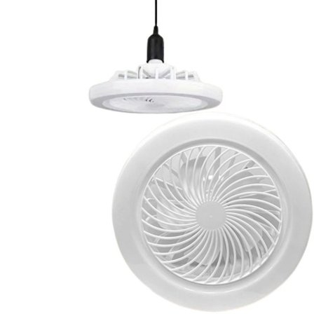2-i-1 Tre-växlad läge LED Fläkt Ljus LED Lampa Bead E27 Screw Fläkt Light