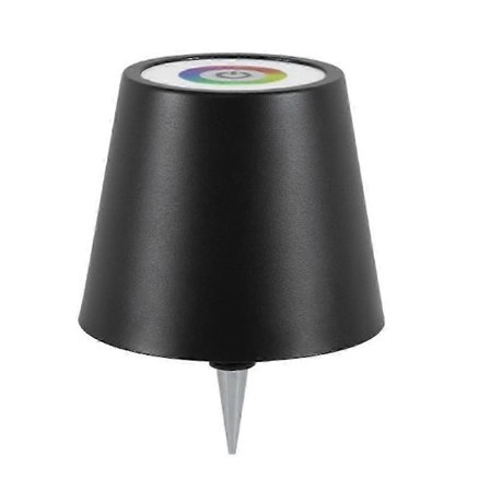 Trådløs flaskelampe RGB-tilstande og 3-farvet trinløs dæmpning flaskelampeskærm genopladelig flaskelys (FMY)