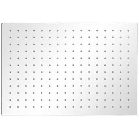Vidaxl Takduschhuvud Rostfritt Stål 30x40 Cm Rektangulärt Silver