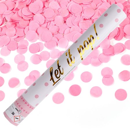 Konfettitykki Pinkki 40 cm