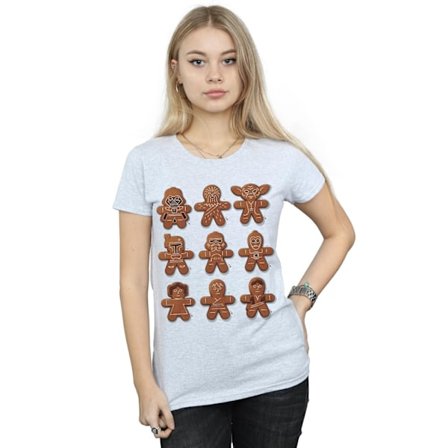 Star Wars Dam/Damer Jul Pepparkaka Bomull T-shirt L