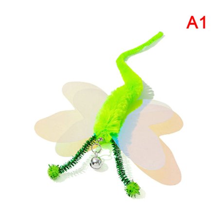 Cat Teaser Wand Refill Rolig Butterfly Kitten Teaser Stick Repl