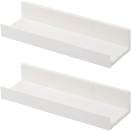 2 kpl Kelluvia hyllyjä, kylpyhuoneen hyllyt WC:n yläpuolelle näkymättömillä kiinnikkeillä, maalaistalon seinäsisustus yhteensopiva makuuhuoneeseen, 