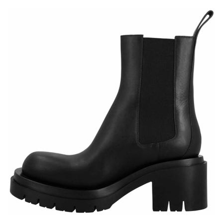 Bottega Veneta Vintage, Pre-owned Boots Zwart, Dames, Maat:36 EU,leer