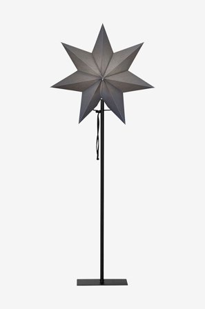 Star Trading - Stjärna på fot Ozen - Grå - Adventsstjärnor - Från Homeroom