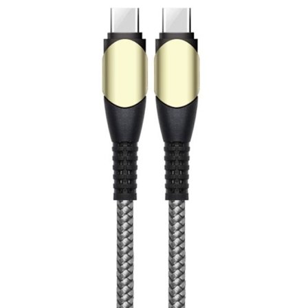 60W USB-C till USB-C-kabel för Xiaomi 13 Ultra 13 Pro 12-12T 11T Lite 11i Mi 11 Pro Mi 10 Lite - 1M förstärkt nylongrå