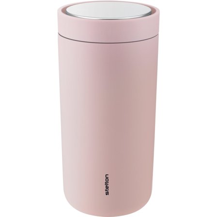 Stelton To Go Click Steel termokop 0,4 liter, soft rose - Rosa | KitchenOne