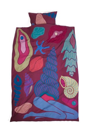 OMHU Sengelinned Bordeaux Str 140x200 cm, Tøj & Bolig, Sengetøj, Sengesæt