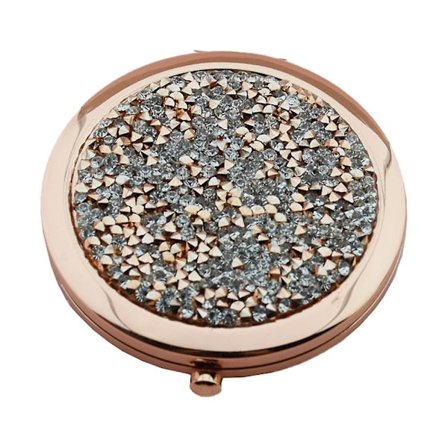 Sminkspegel Mini Mix Diamond Makeup Spegel Vikbar Mini Fick Spegel Bärbar Handspegel - För Kvinnor Flickor Present