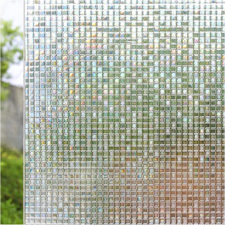 Vindue Privatlivsfilm Farvet Glas Vindue Film Mosaik Statisk Clin