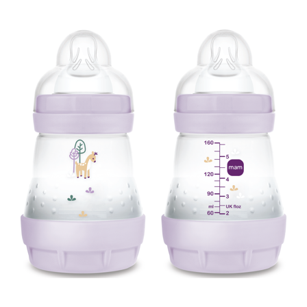 MAM Easy Start Anti-Colic Tåteflaske, Lilla, 160 ml