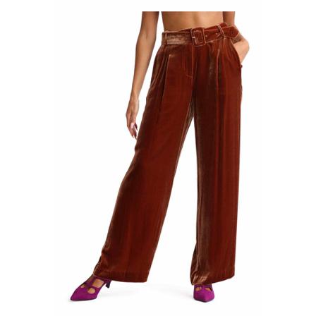 Maliparmi Wide Broek , Oranje , Dames , Maat: S