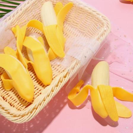 Banaanilelut Antistressilelu, tuulettuva vitsailevat hauskat lelut Yellow One size