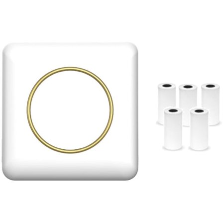 Mini Termisk Etikettskrivare Memo Manuell Fotoskrivare Bärbar Etikettskrivare Etikettskrivare med Termiskt Papper