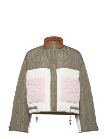 Patchwork Padded Jacket Quiltet Jakke Multi/mønstret Coster Copenhagen