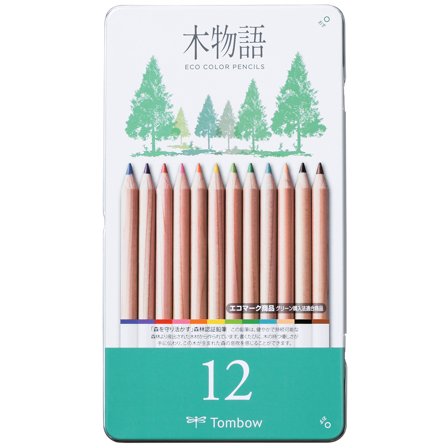 Ki-Monogatari Eco Coloured Pencils Set of 12
