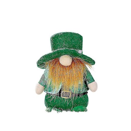 Shxx St. Patrick's Day Gnomdekoration Grön klöver Vårplyschdocka Handgjord svensk Gnome Elf Dvärg Söt kaninform docka Hemdekorati