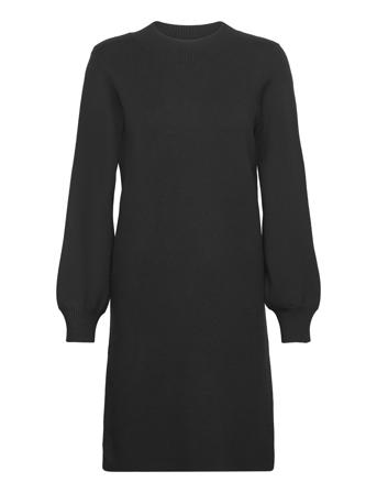 Objreynard L/S Knit Dress Object Black