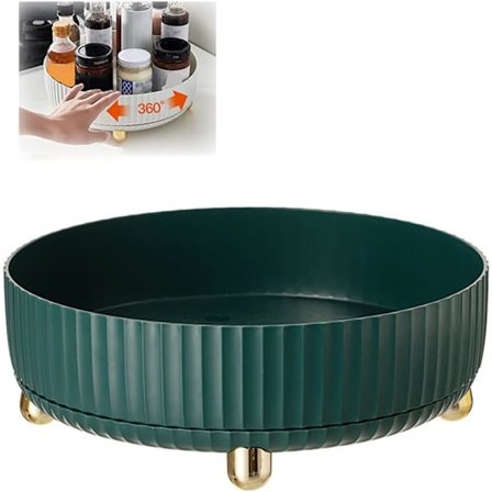 Roterende krydderhylle-organisator, Multifunksjonell krydderstativ, for kjøkkenoppbevaring og organisering