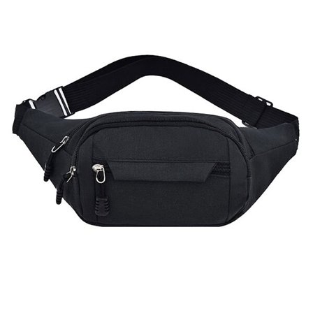 Vyötärölaukku /bum bag, jossa on useita käytännöllisiä lokeroita