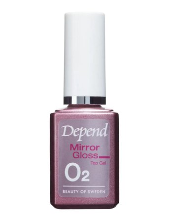 Depend Cosmetic (Hybrid Speed Glossy) Top Gel - Pink - 11 ML