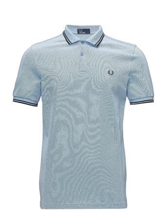 Twin Tipped Fp Shirt Polos Short-sleeved Blå Fred Perry