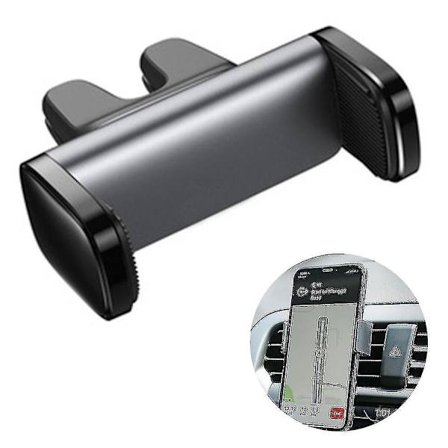 Säädettävä Auton Tuuletusaukko Puhelimenpidike, Laajennettavalla Jousikuormitteisella Oteella
