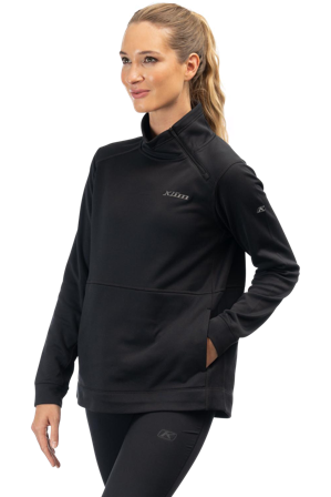 Felpa Donna Klim Solitude Asym Nero S