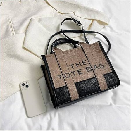 Toteveske for kvinner Dupes Mini skinn Tote Bag Liten personlig Crossbody Håndvesker