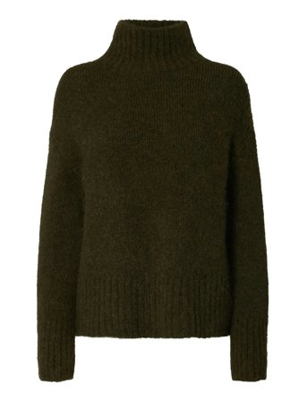 Selected | Slfgabriella Ls Knit High Neck Noos | XS