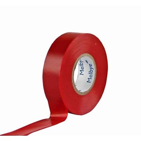 ELTAPE RØD 19MMX20M