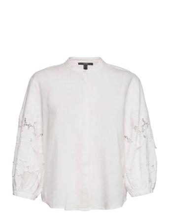 Blouses Woven Bluse Langermet Hvit Esprit Collection