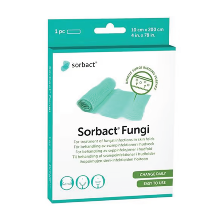 Sorbact Fungi Bandasje, 10 x 200 cm, 1 stk.