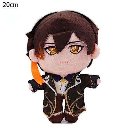 Genshin Impact perifera plysch leksaker Zhong Li